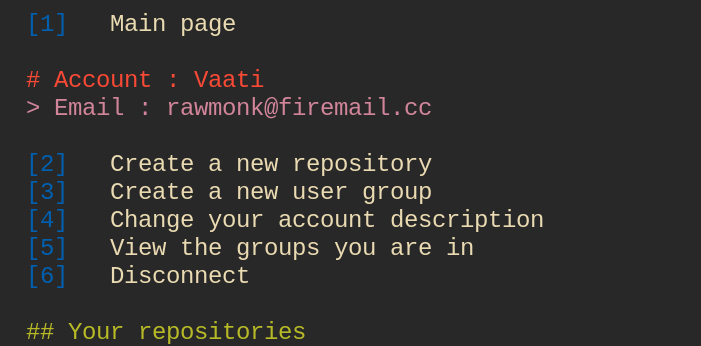 account